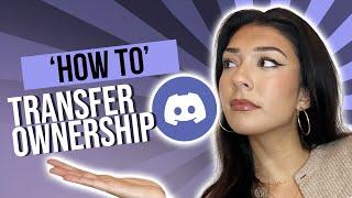 FAST way to transfer Discord Server Ownership 2024