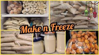 Ramadan Preparation  Ramadan Food Storage Ideas  How to make Springroll Samosa Dahi bara