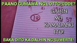 PAANO MAG CODE NG NUMERO SA LOTTO? MAGKAMADA KA BAKA ITO NA ANG SUWERTE MO  Maestro Guru