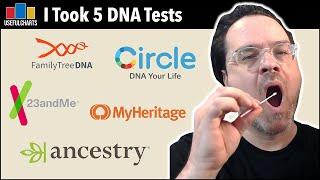 I Took 5 DNA Tests and Compared Them  Which One Is Best?