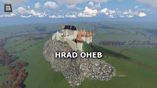 Hrad Oheb u sečské přehrady Chrudimsko