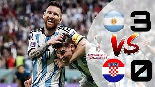 Argentina VS Croatia Fifa World Cup 2022 Qatar Full Extended Highlights Video Full 4K HD