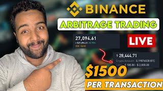 ARBITRAGE TRADING Earn $1500 Per Transaction Complete Strategy #binance