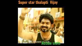 super star thalapti vijay ka action stets सुपर विजय का एक्शन स्टेट्स #shorts