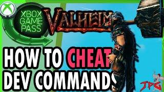 VALHEIM XBOX CHEATS - How To Activate And Use Them Creative Building God Mode Dev Commands Guide