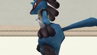 MMD Lucario Farts Stinky Charizard