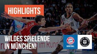 Wildes Spielende FC Bayern München Basketball - Veolia Towers Hamburg - BBL Highlights