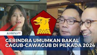 Gerindra akan Umumkan Bakal Cagub dan Cawagub untuk Jateng Aceh NTT dan Maluku di Pilkada 2024