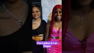 Two Ladies in #LasVegas Kiss