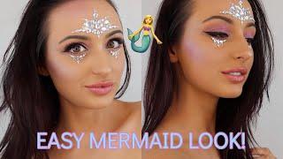 QUICK AND EASY MERMAID HALLOWEEN MAKEUP TUTORIAL  HALLOWEEN MAKEUP LOOK