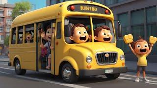 Wheels On The Bus  Nursery Rhymes  Motion Pictures with music