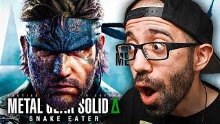 LETS GOOOOO Metal Gear Solid 3 Remake Trailer My Reaction