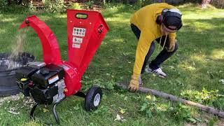 Great Circle mini wood chipper VS 12 tree