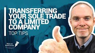 SOLE TRADER TO LIMITED COMPANY – KEY THINGS TO THINK ABOUT