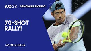 CRAZY 70-Shot Rally  Australian Open 2023