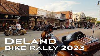 4K DeLand Bike Rally 2023 Daytona Beach Bike Week Kick off