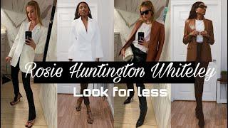 Recreating Rosie Huntington-Whiteley Outfits  LOOK FOR LESS  Autumn 2020