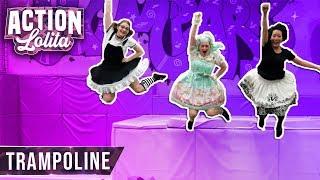 Can you do JUMP on TRAMPOLINES in a big dress? Action Lolita