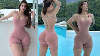 Chinese Fitness Model Songyuxin Hitomi l The Biggest Female Gymer in China