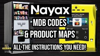 Nayax Credit Card Reader Getting MDB Codes And Setting Up Product Map