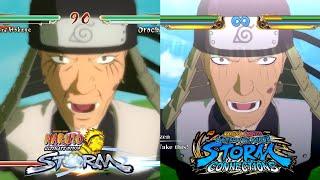 Naruto Storm Connections VS Naruto Storm 1  Ultimate Jutsu Comparison