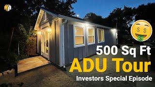 Backyard Transformed into an Investors Dream Project  500 Sq Ft ADU Tour