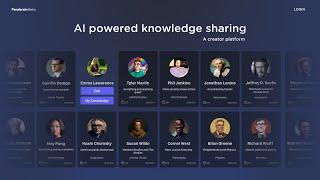 Introducing Parabrain AI powered knowledge sharing platform.