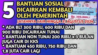 MANTAB️5 BANTUAN DICAIRKAN KEMBALI HINGGA TGL 31 AGUSTUS 2024 MULAI NOMINAL 300 RB - JUTAAN RUPIAH