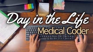 Day in the life of a Medical Coder  Work from Home Vlog  No Commentary