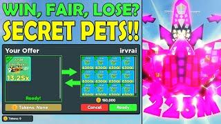 I TRADED MY RAINBOW SECRET PET in Clicker Simulator Roblox  HOW TO GET TOKENS in Clicker Sim