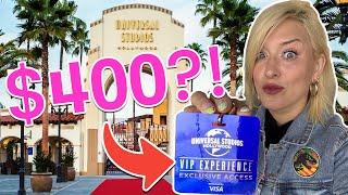 We Spent $400 On A VIP Tour At Universal Hollywood  Theme Park Bucket List  Review