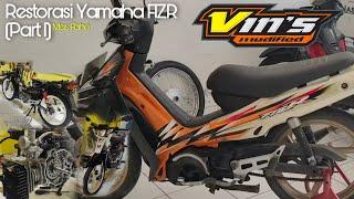 Restorasi Yamaha F1ZR Mas Fahri part 1  Vins Modified #restorasi #f1zr