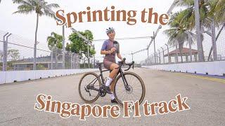 Racing down the Singapore F1 track  2022