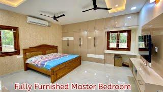Luxury Bedroom Design Ideas  Master Bedroom 16*16 Size  Fully Furnished Bedroom Decoration