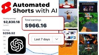 How I make Money with AI generated shorts INCOME PROOF