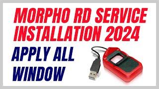 Morpho RD Service Driver Installation 2024