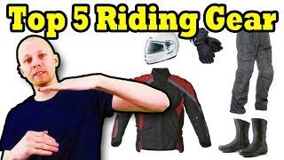 Top 5 Motorcycle Riding Gear Essentials - With Pricing