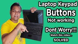 Solved How to fix Laptop keypad BUTTONS not working  Some keys are not working  Laptop repair