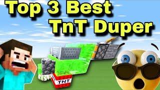 TOP 3 BEST TNT DUPER  in minecraft 1.19  {xbox java bedrock mcpe }