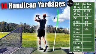 Carry Distances of a 14 Handicap Golfer