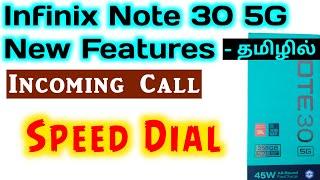 How to Set Speed Dial Setting  in Infinix Note 30 5g Mobile Tamil  How to Use Speed Dial Features