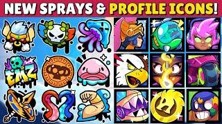 All New Sprays & Profile Icons For New Update