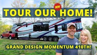 Grand Design Momentum 410TH RV Home Tour Full Time RV Living