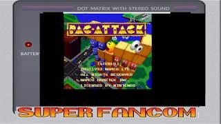 SFC Lets play Pack Mans Pack Attack easy