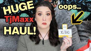 HUGE TjMaxx Haul  Makeup Fashion Food & More