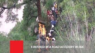 8 Injured In A Road Accident In J&K