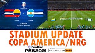 NEW STADIUM UPDATE COPA AMERICA 2024 FOOTBALL LIFE 24 & PES 2021#footballlife2024 #copaamerica2024