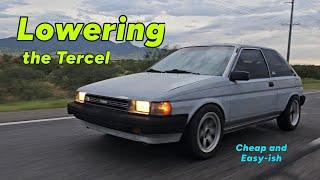 90 TERCEL - I Cut my springs 