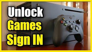 How to Unlock Games & Sign IN on Xbox Series XS Set Home Xbox
