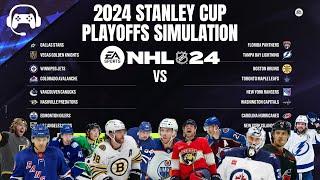 NHL 24  2024 NHL STANLEY CUP PLAYOFFS SIMULATION